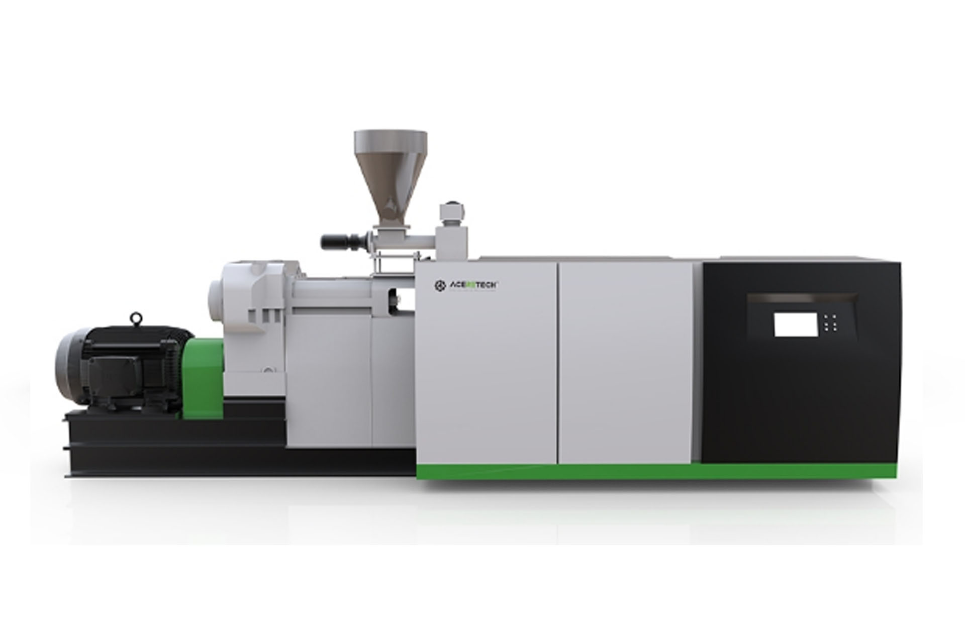 Двухшнековый конический экструдер